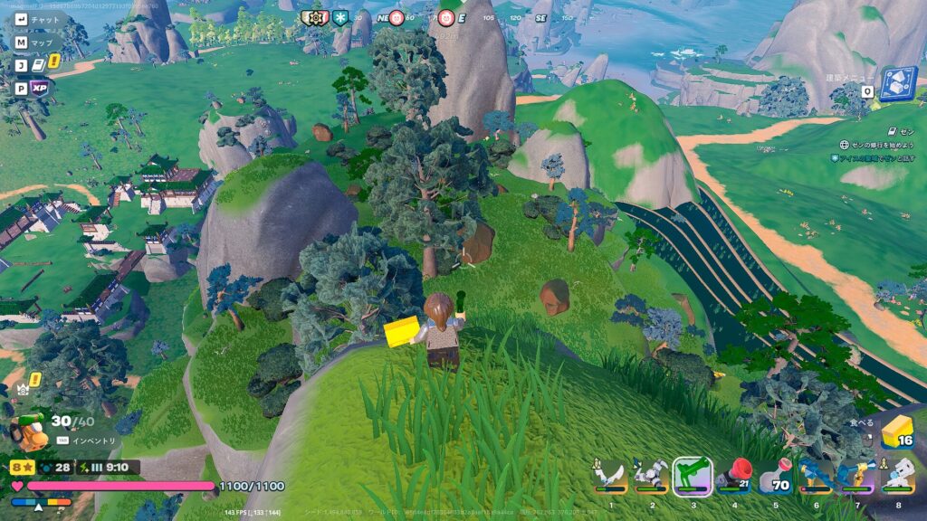 岩山に生成した神津石